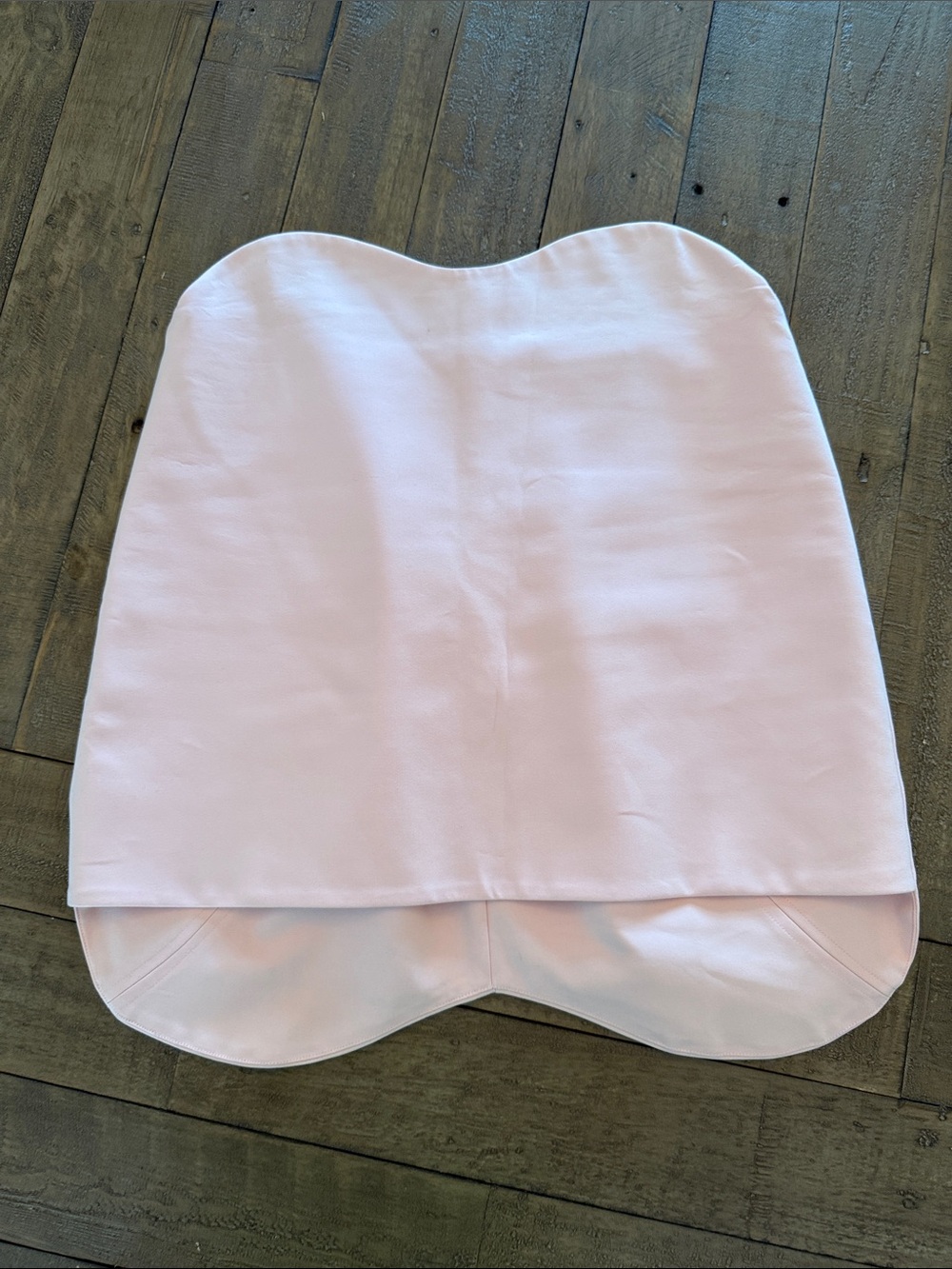 Strapless Light Pink Mini Skirt